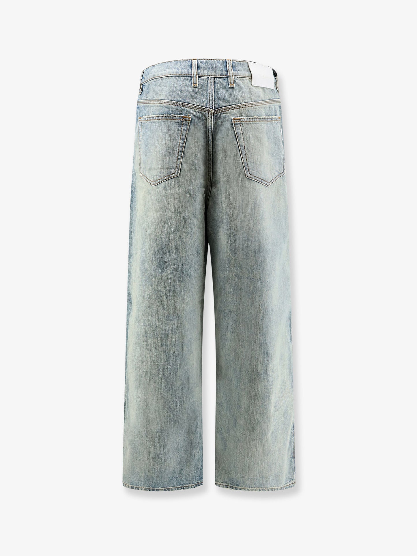 Blue denim jeans
