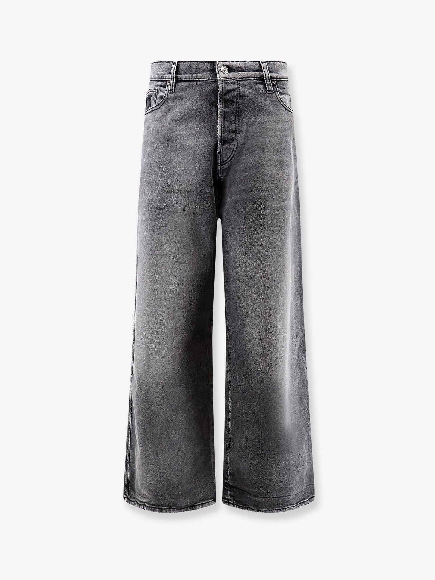 Grey denim trousers