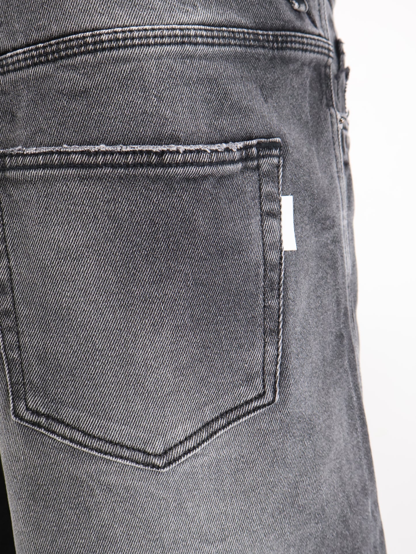 Grey denim trousers