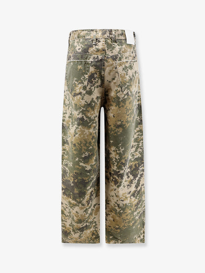 Cotton jeans with camouflage pattern thumbnail