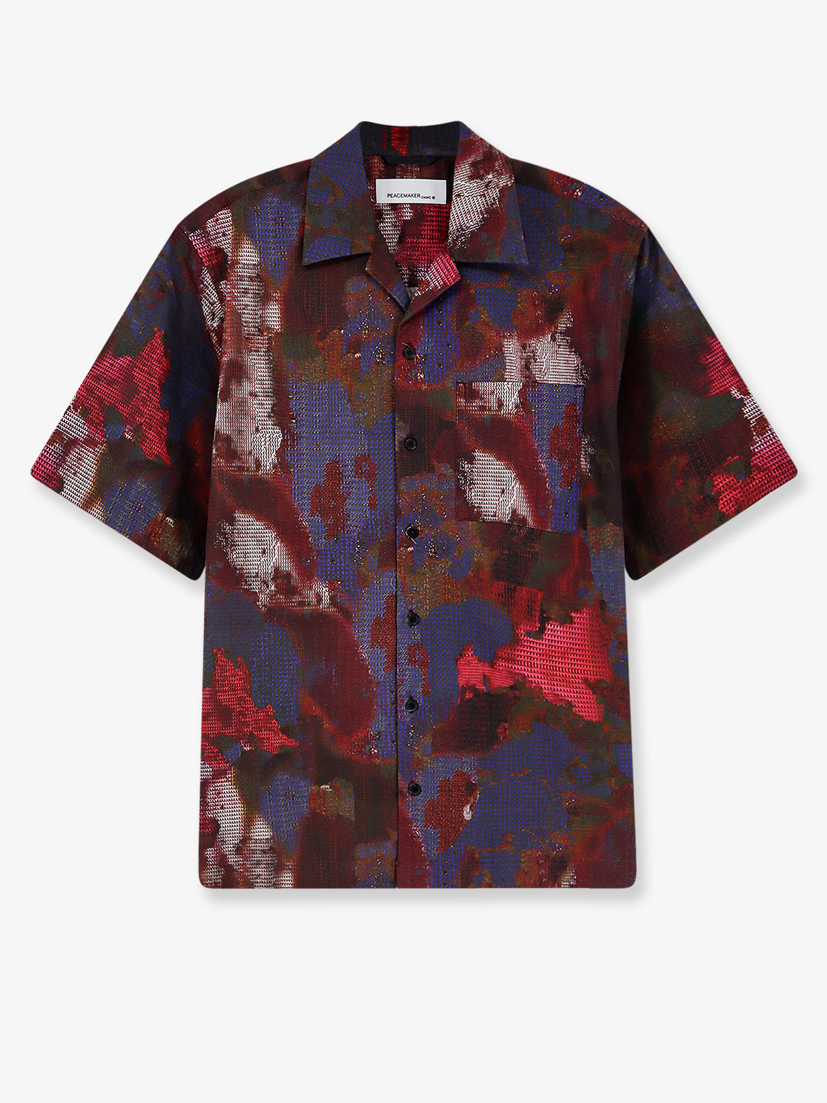 Camicia Boxy in cotone multicolore