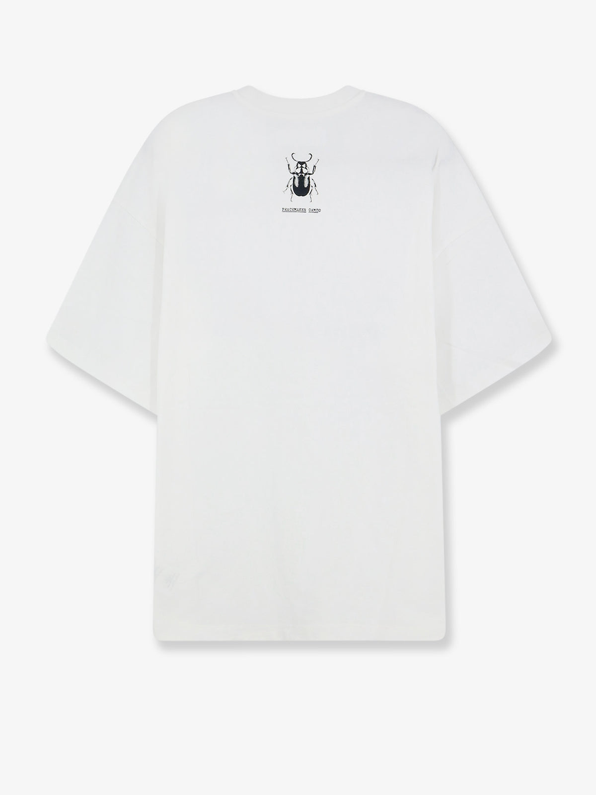 T-shirt in cotone con stampa Stencil