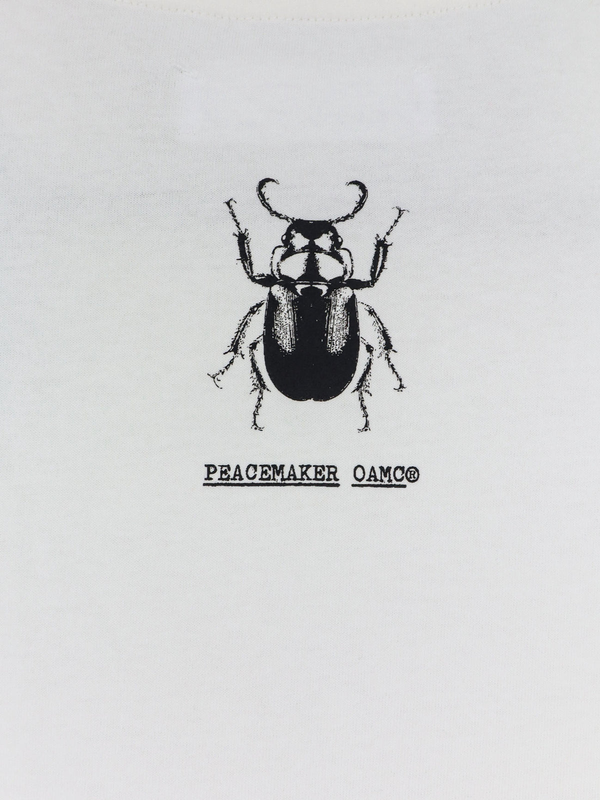 T-shirt in cotone con stampa Stencil