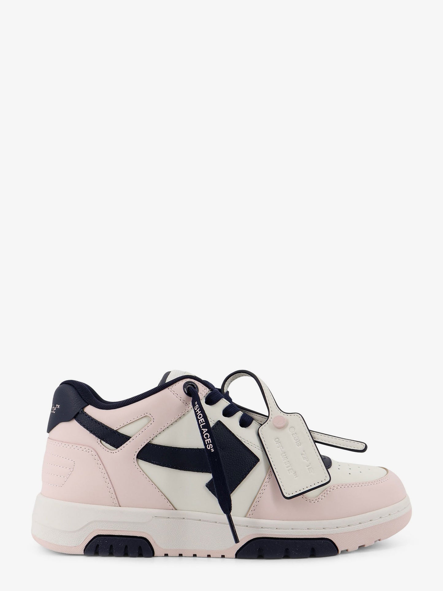 Out of Office leather sneakers with iconic logo on the side