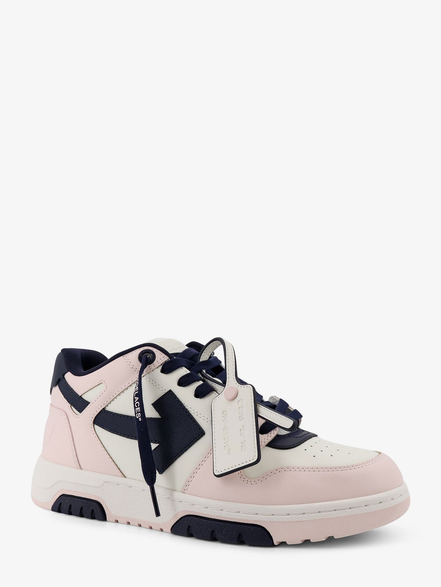 Out of Office leather sneakers with iconic logo on the side