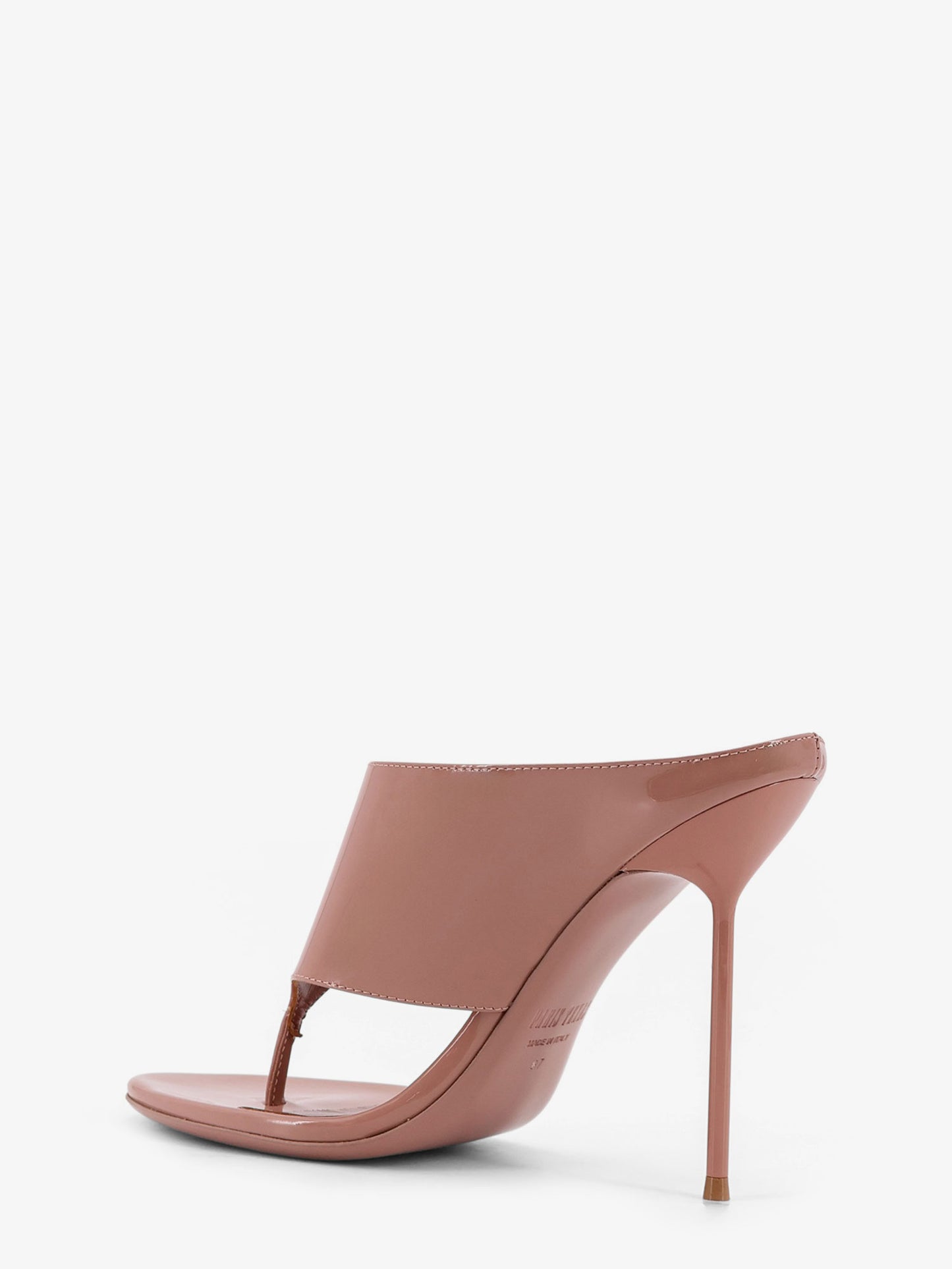 Lidia Thong patent leather sandals