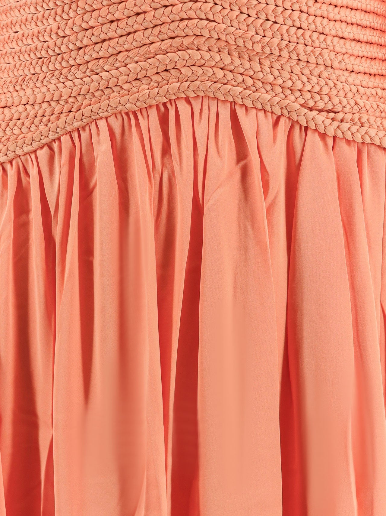 Satin sunset long dress with cut-out details