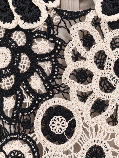 Crochet mini dress thumbnail