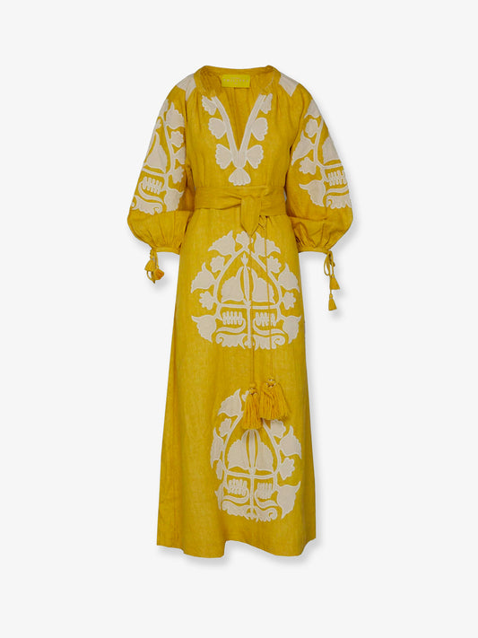 Keyra linen long dress