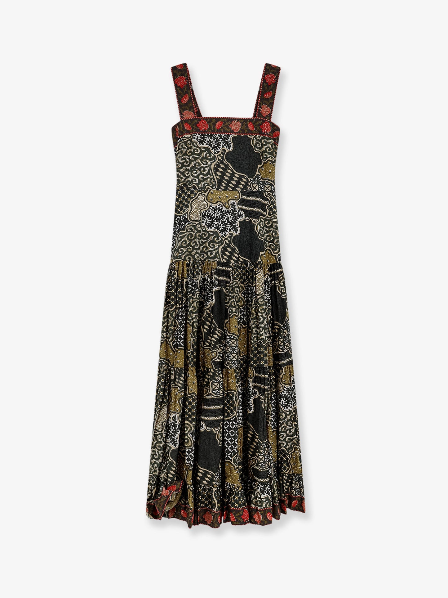 Vestito lungo Zita in cotone