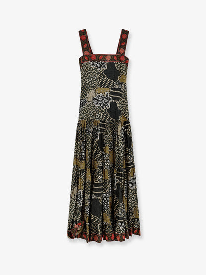Vestito lungo Zita in cotone thumbnail