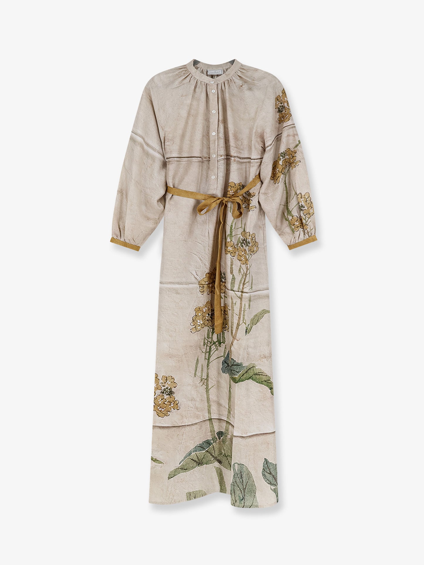 Aloe long silk dress
