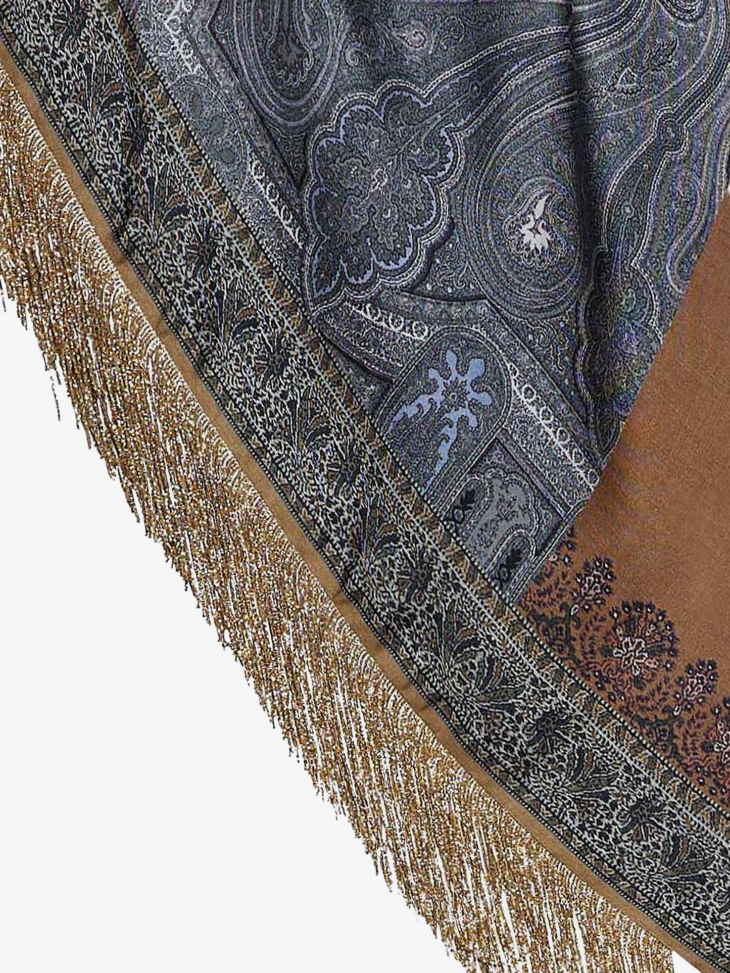 Multicolored silk shawl