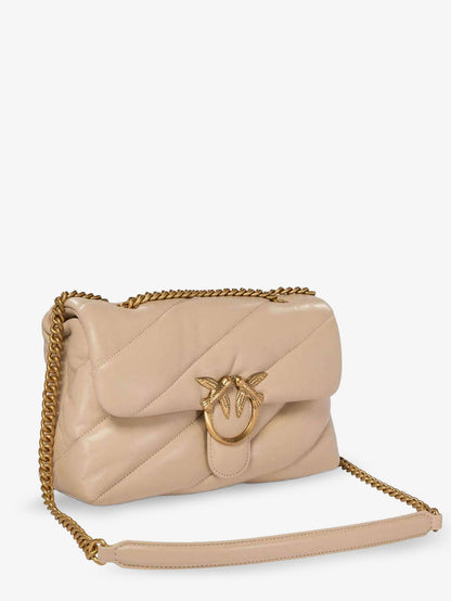 Love Puff Classic quilted leather crossbody bag thumbnail