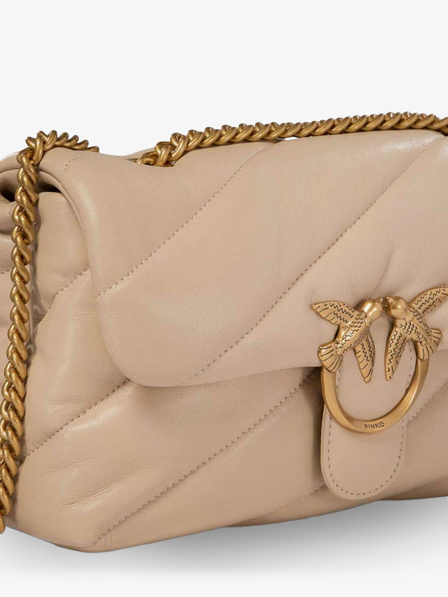 Love Puff Classic quilted leather crossbody bag