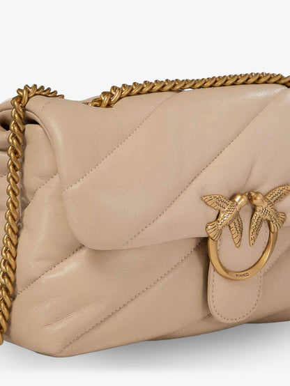 Love Puff Classic quilted leather crossbody bag thumbnail