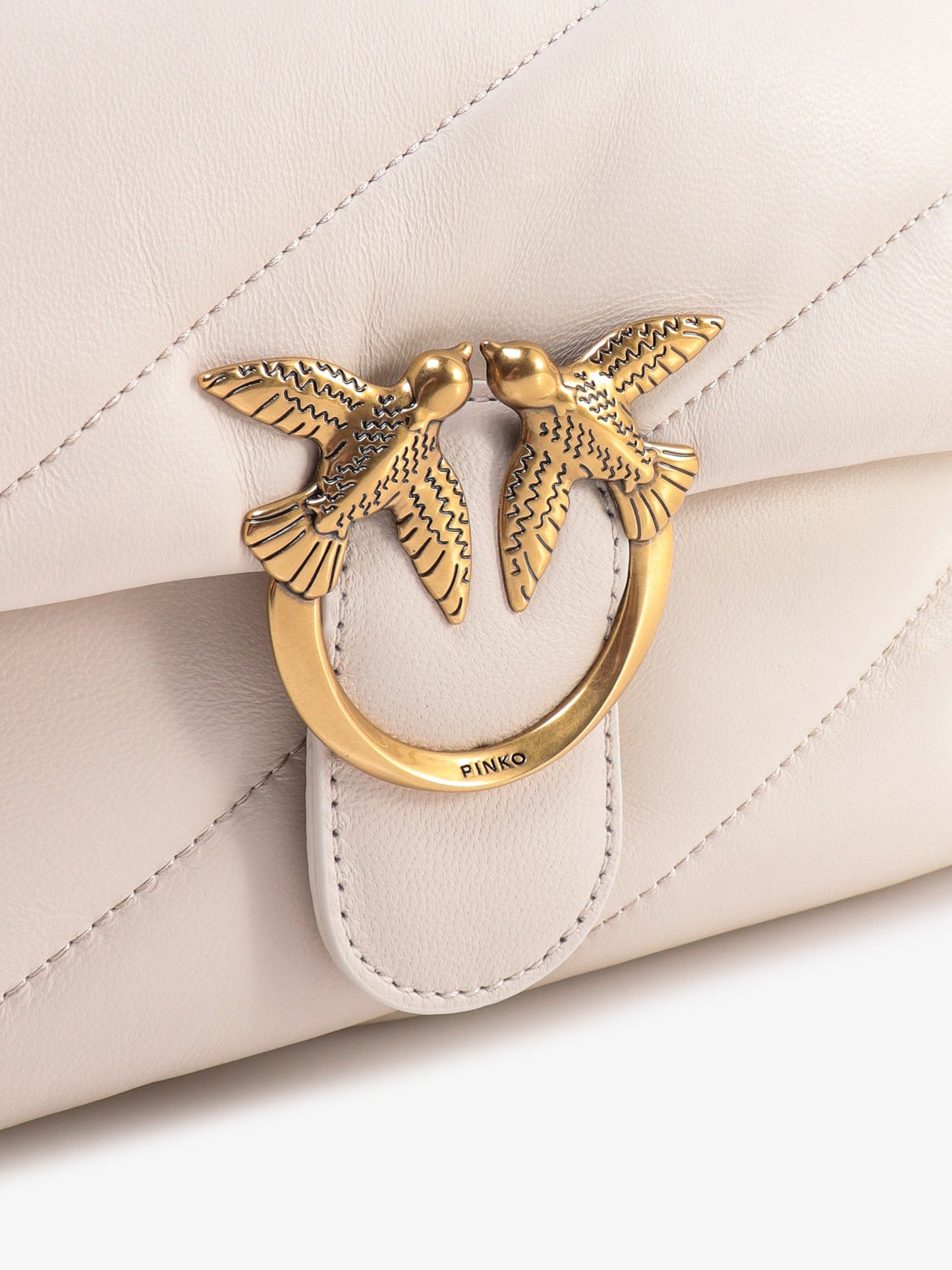 Love Puff Classic quilted leather crossbody bag