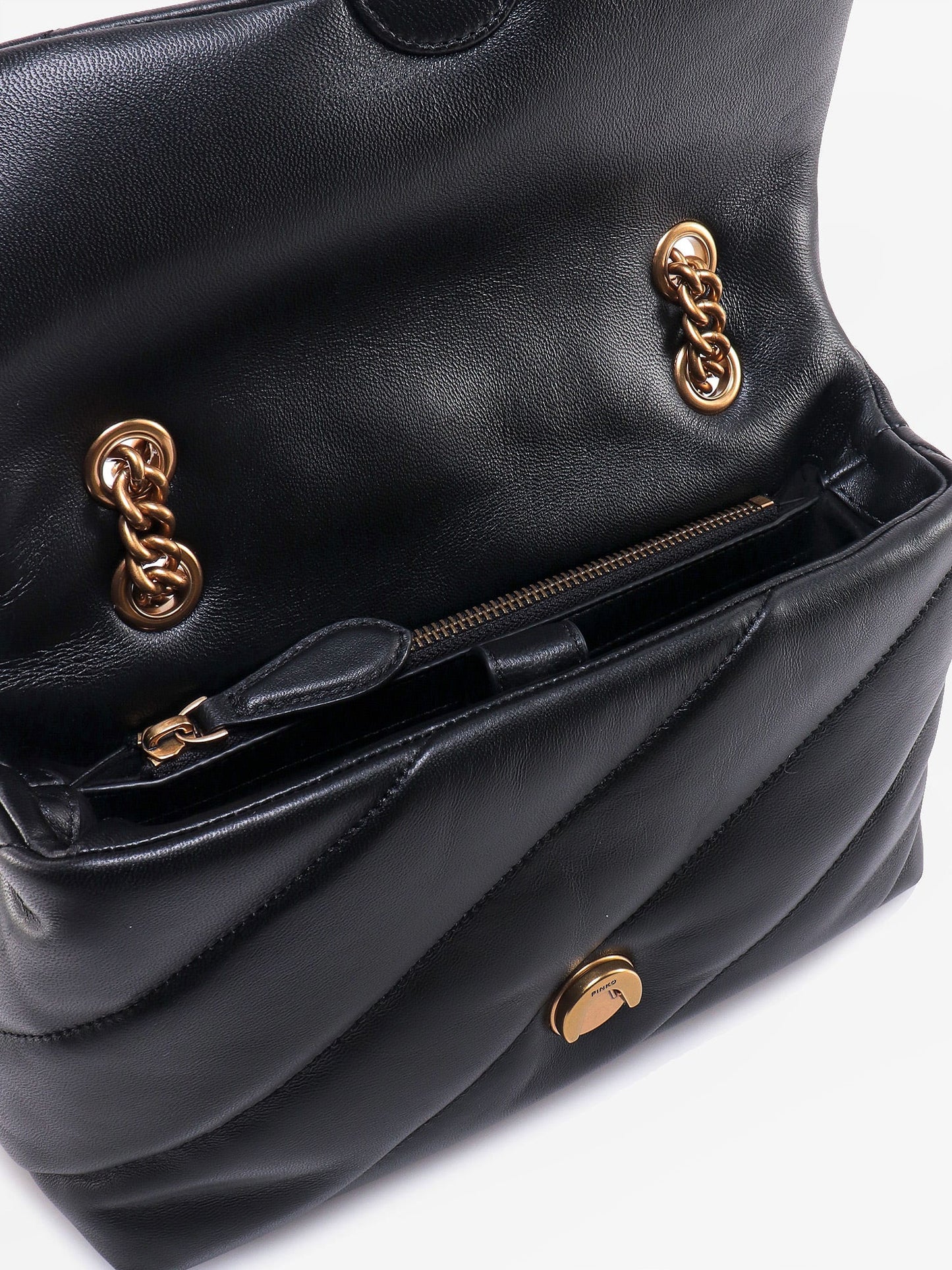 Love Puff Classic matelassé leather shoulder bag