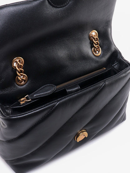 Love Puff Classic matelassé leather shoulder bag thumbnail