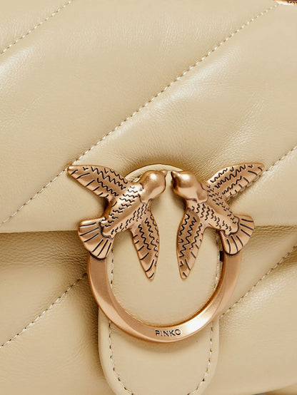 Borsa a tracolla Love Puff Mini in pelle matelassé thumbnail