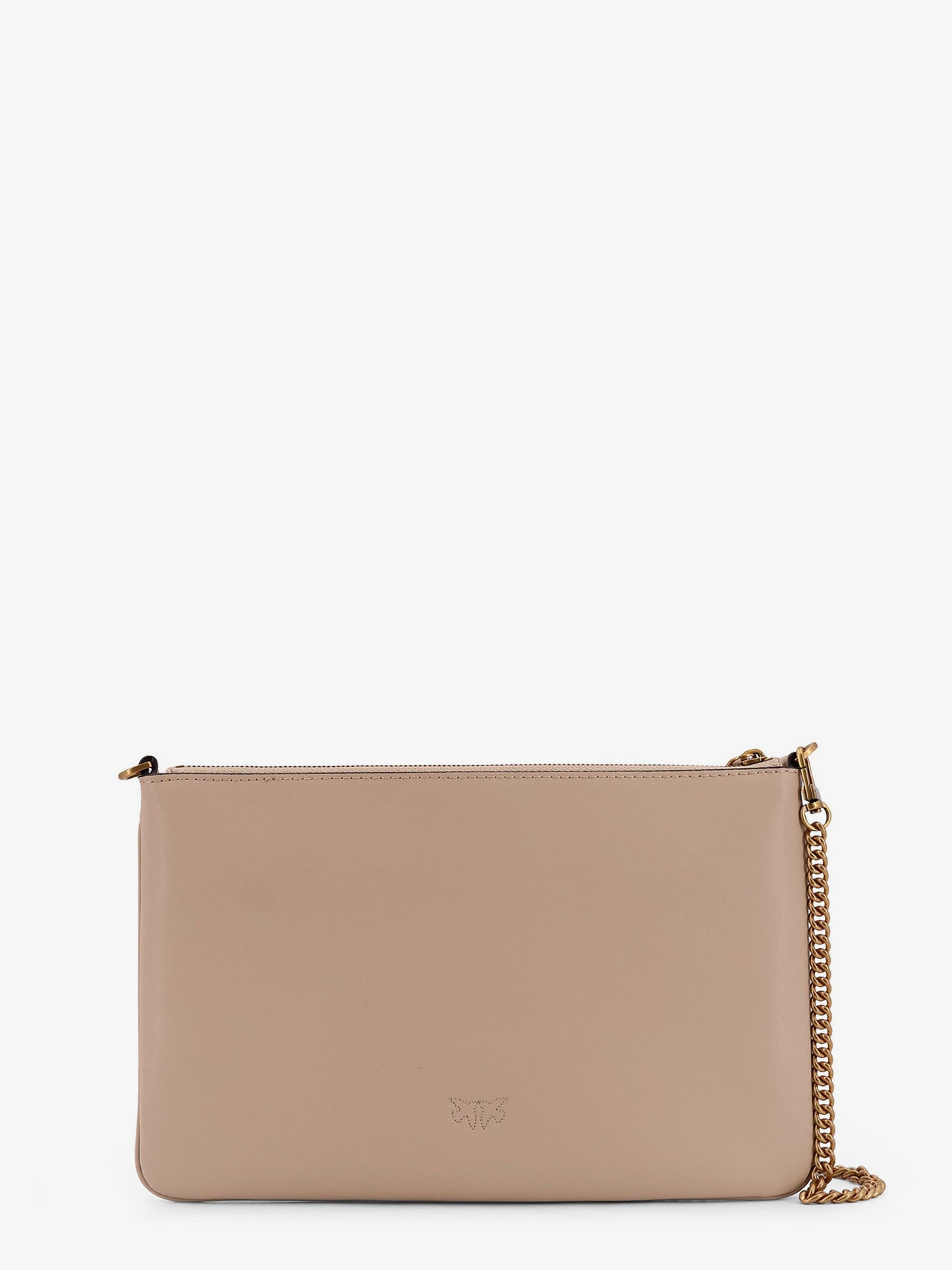 Flat Love leather shoulder bag