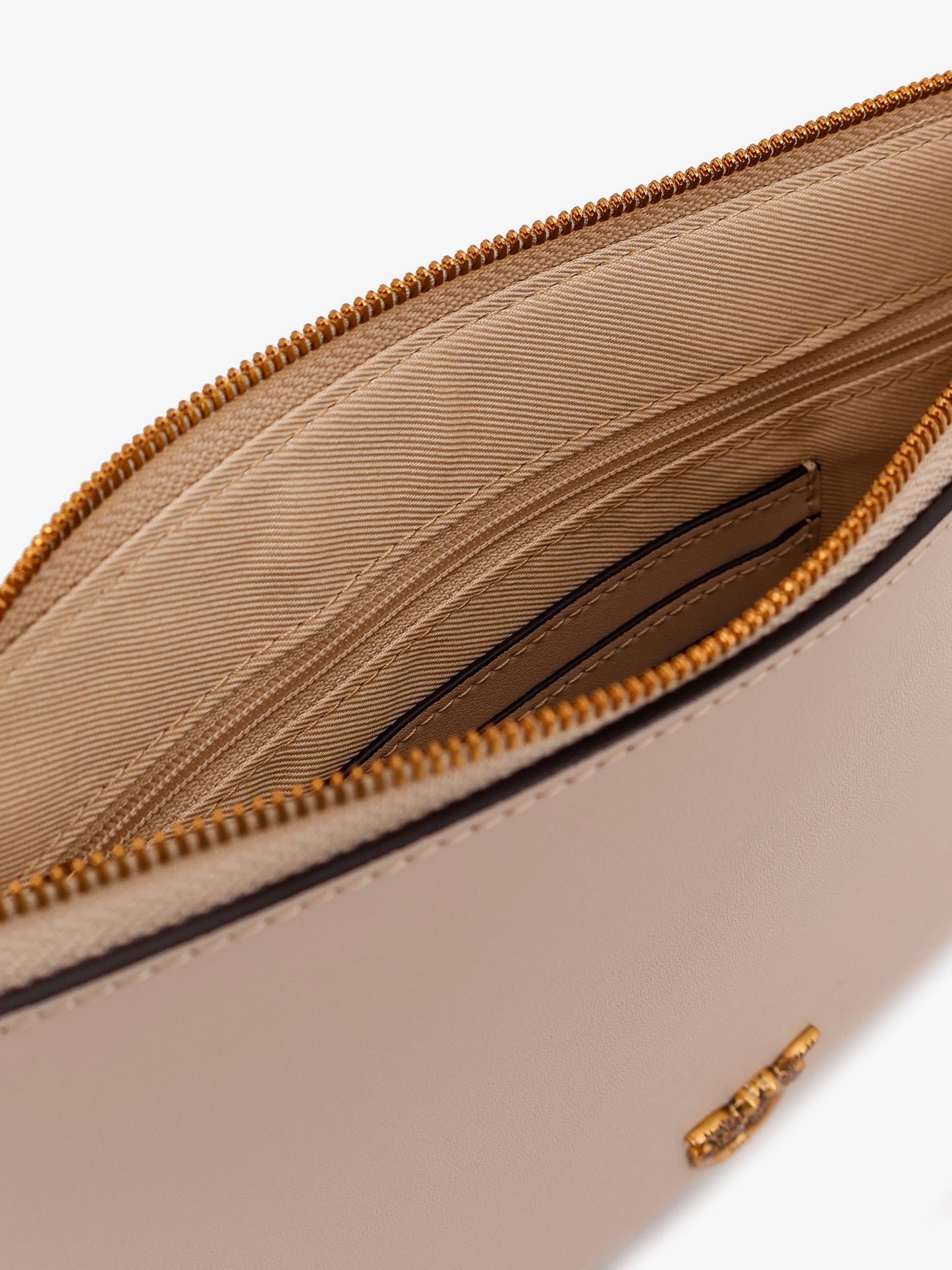 Flat Love leather shoulder bag