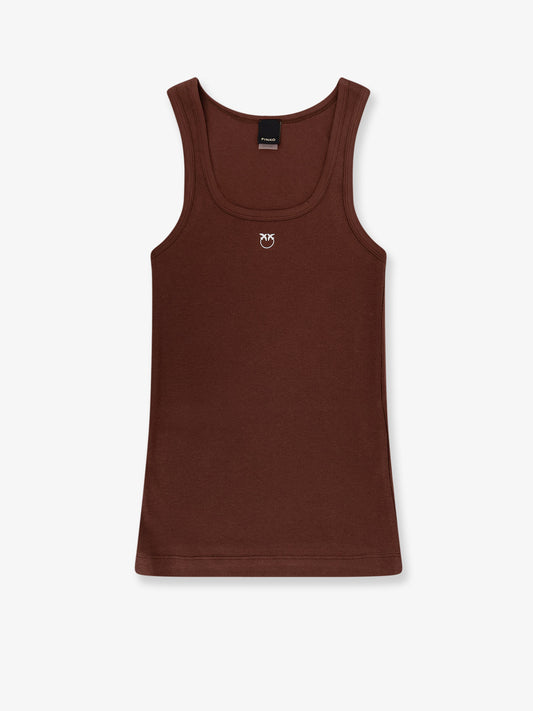 Calcolatore cotton tank top with frontal Love Birds logo