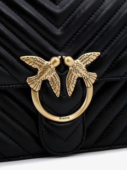 Love One quilted leather crossbody bag thumbnail