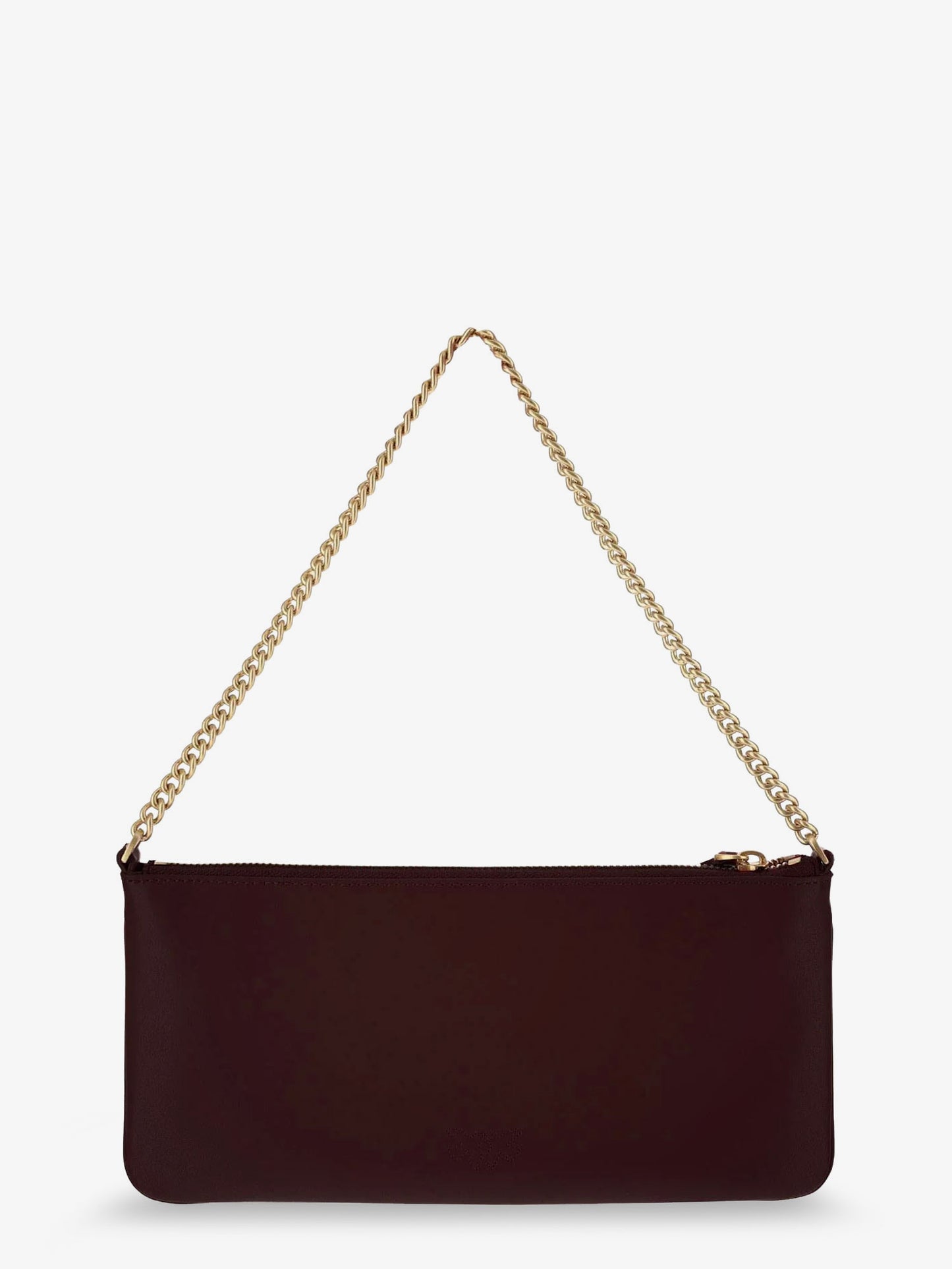 Horizontal Flat leather crossbody bag