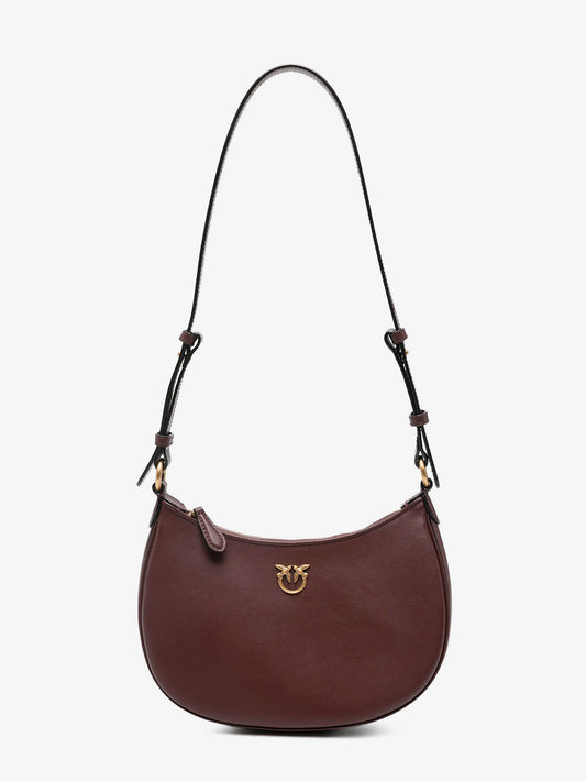 Half Moon Mini leather crossbody bag