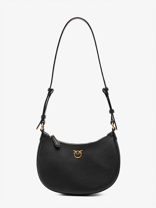 Half Moon Mini leather shoulder bag