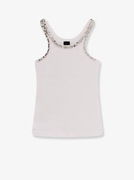 Coriandoli cotton tank top