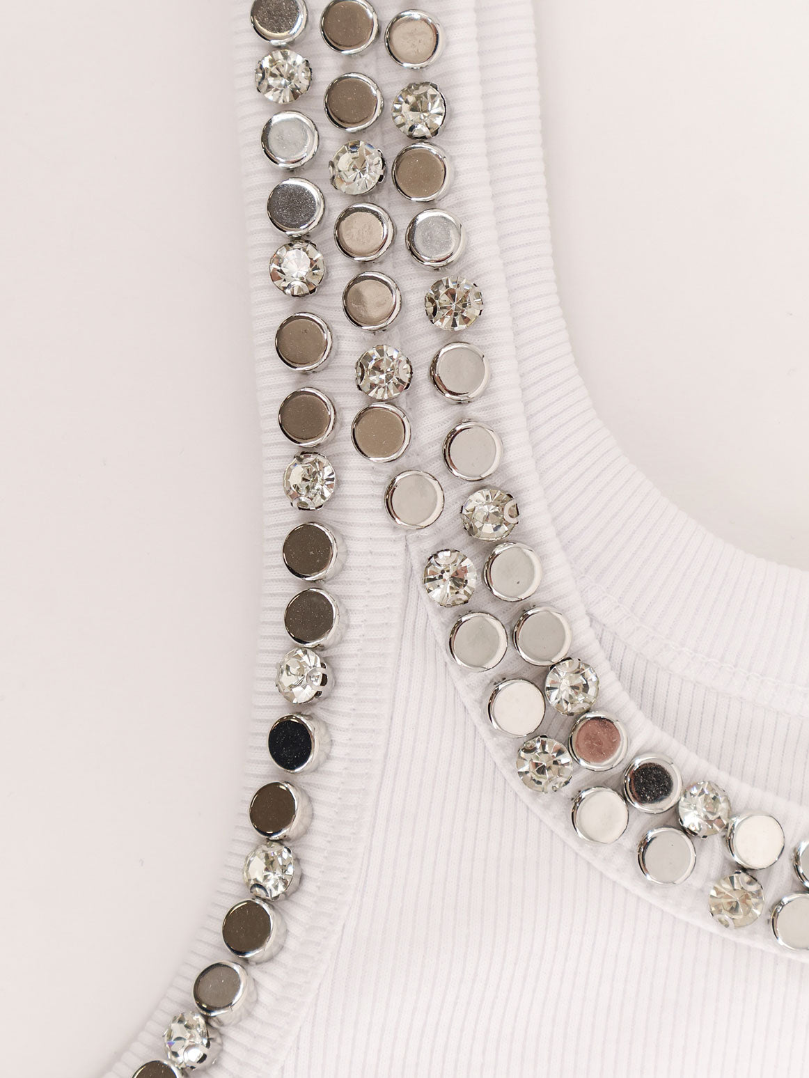 Coriandoli cotton tank top