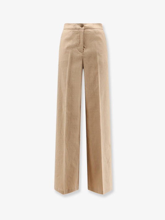 Jacopone linen and viscose trousers