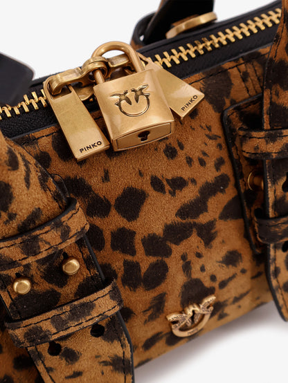 Suede Escape Bag with animal print thumbnail
