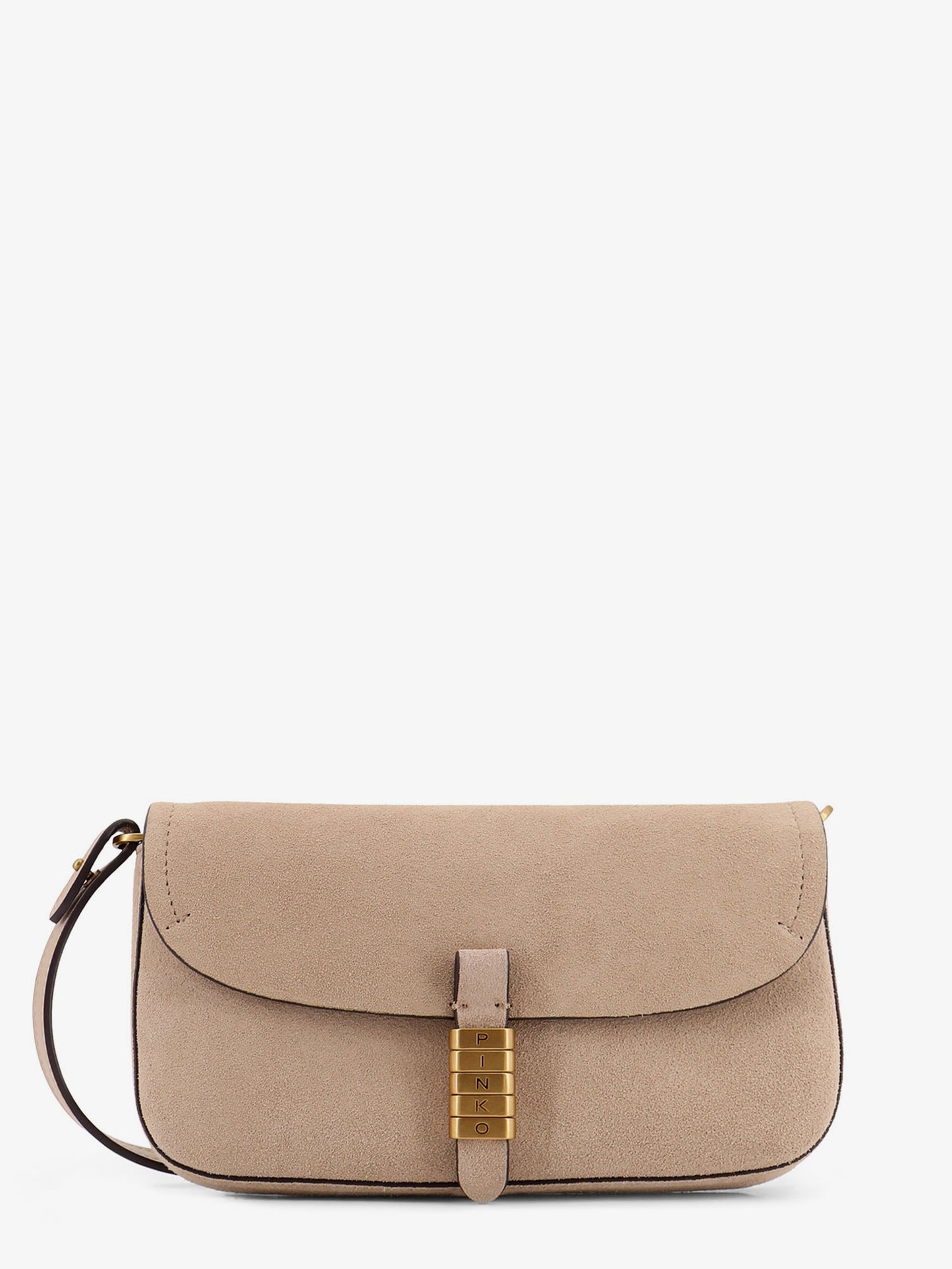 Leather Saddle Flat crossbody bag