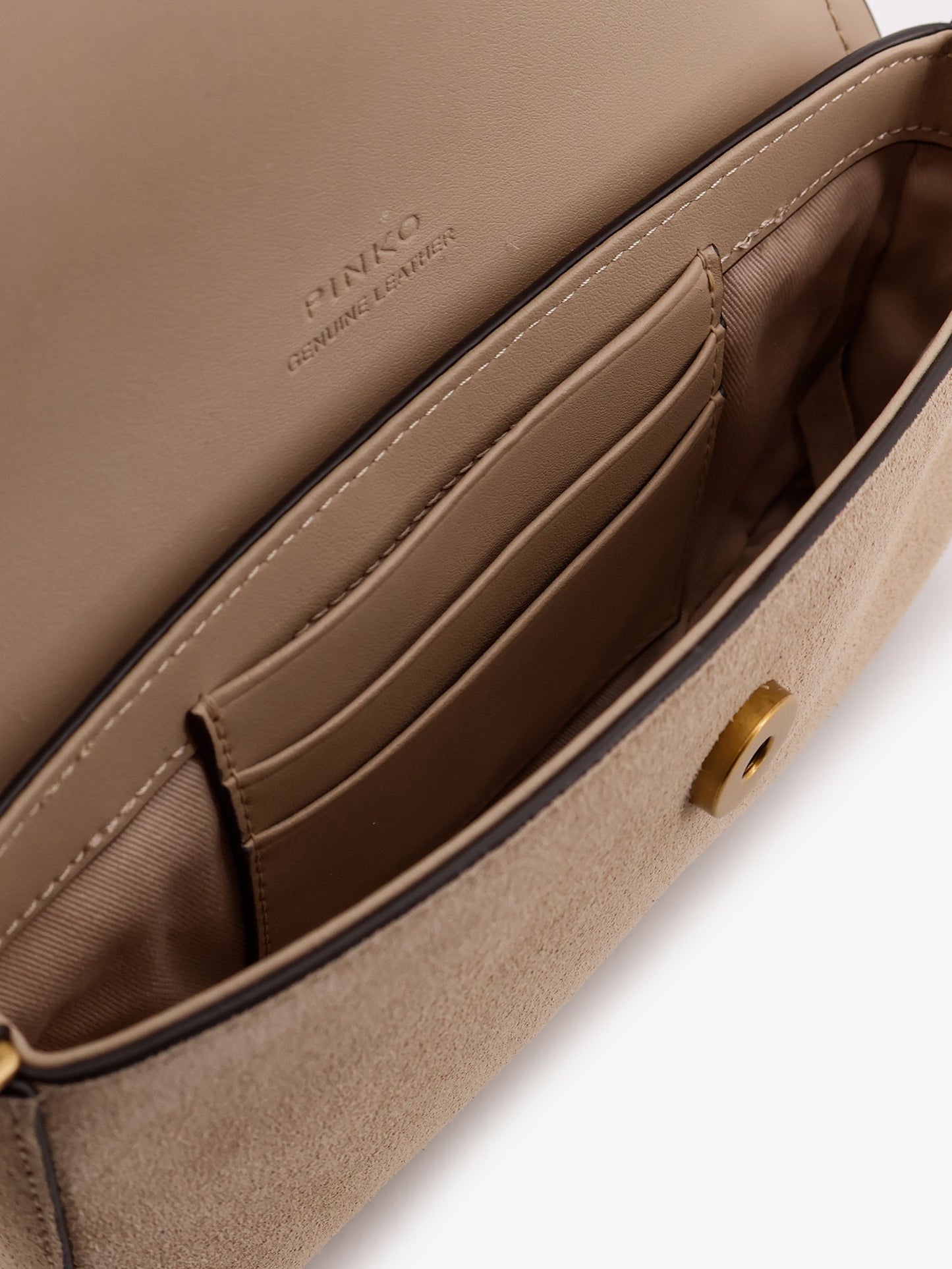 Leather Saddle Flat crossbody bag