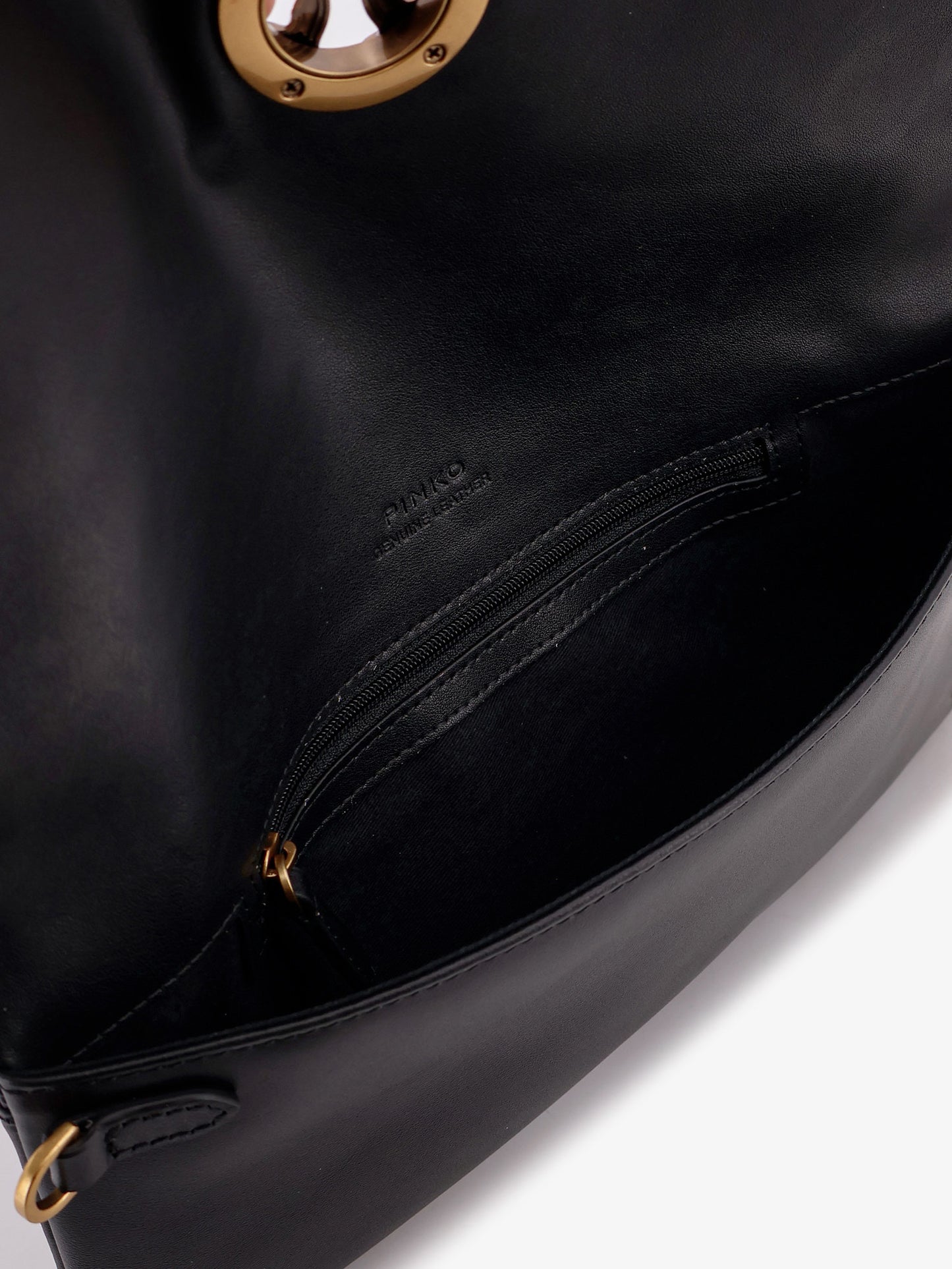 Click Soft Horizontal leather crossbody bag