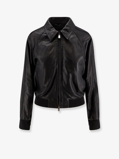 Barbra leather jacket thumbnail
