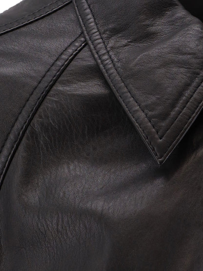Barbra leather jacket thumbnail