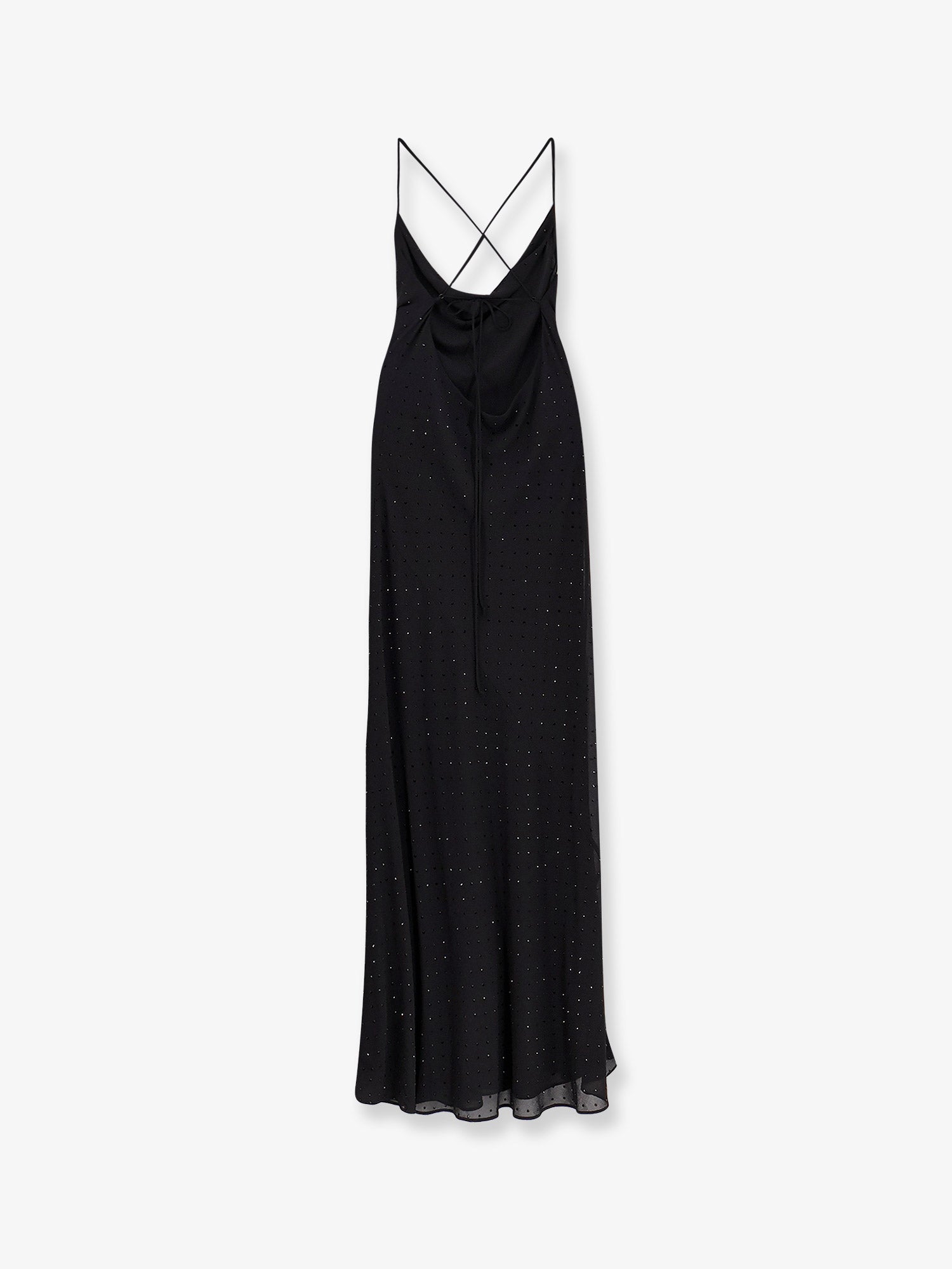 Farro long dress with rhinestones PINKO