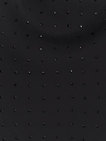 Farro long dress with rhinestones thumbnail