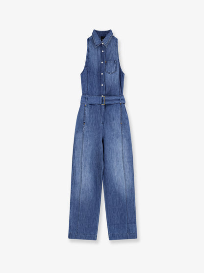 Visione light denim jumpsuit thumbnail