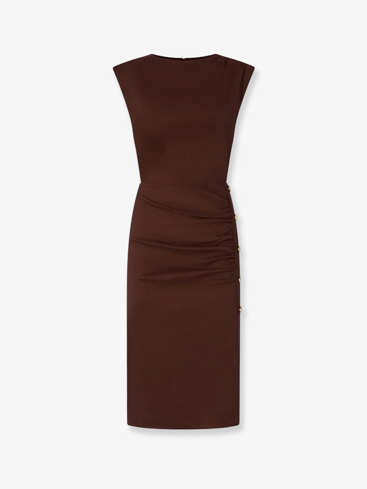 Alissa linen and viscose dress