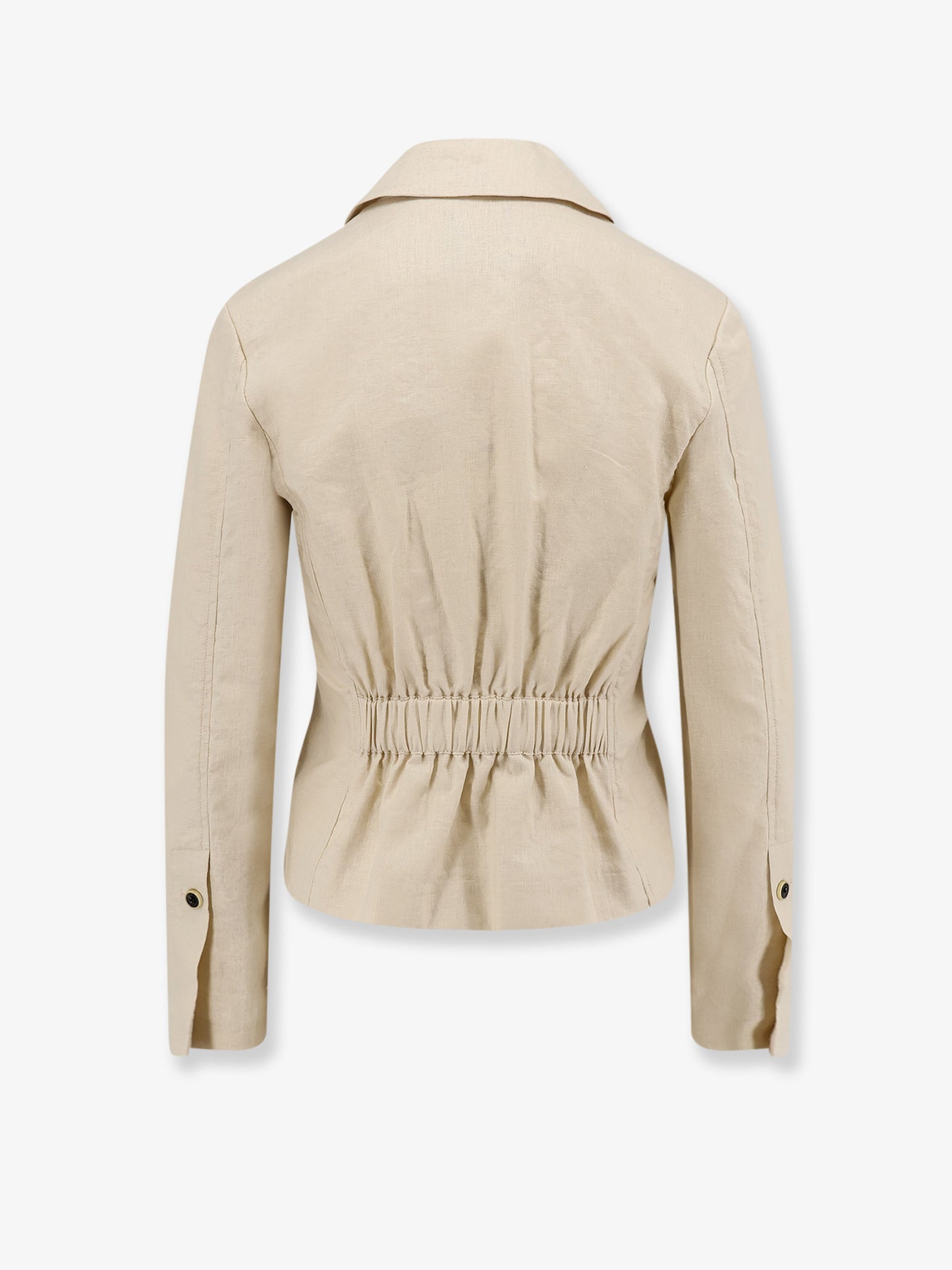 Idony embroidered linen blazer