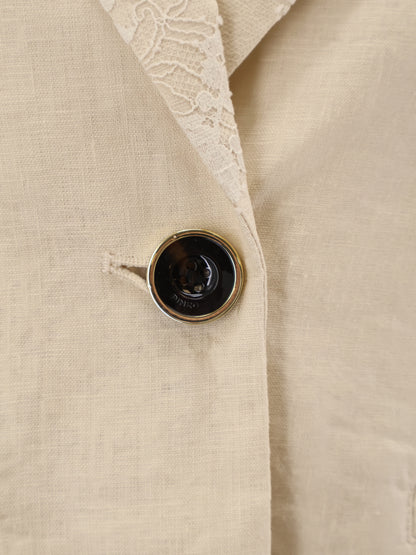 Idony embroidered linen blazer thumbnail