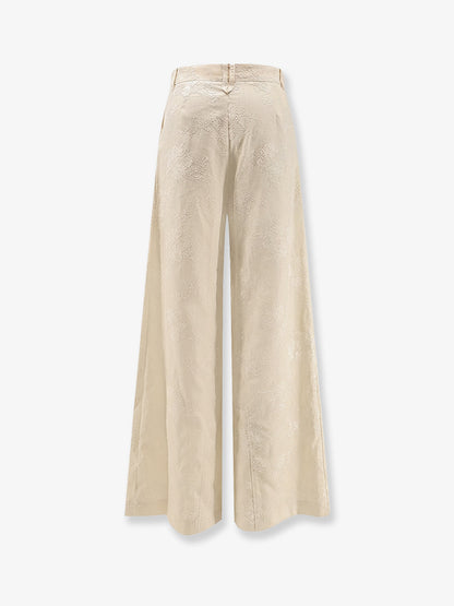 Ivy linen trousers with embroidery thumbnail