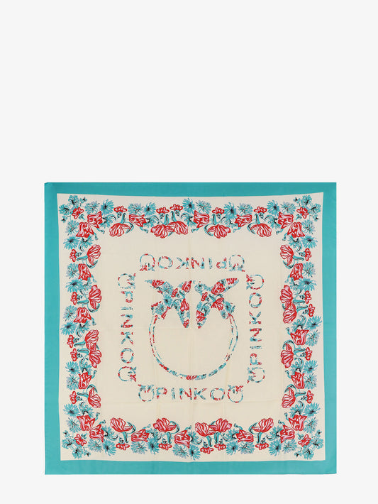 Limbo silk and viscose blend foulard with multicolor print