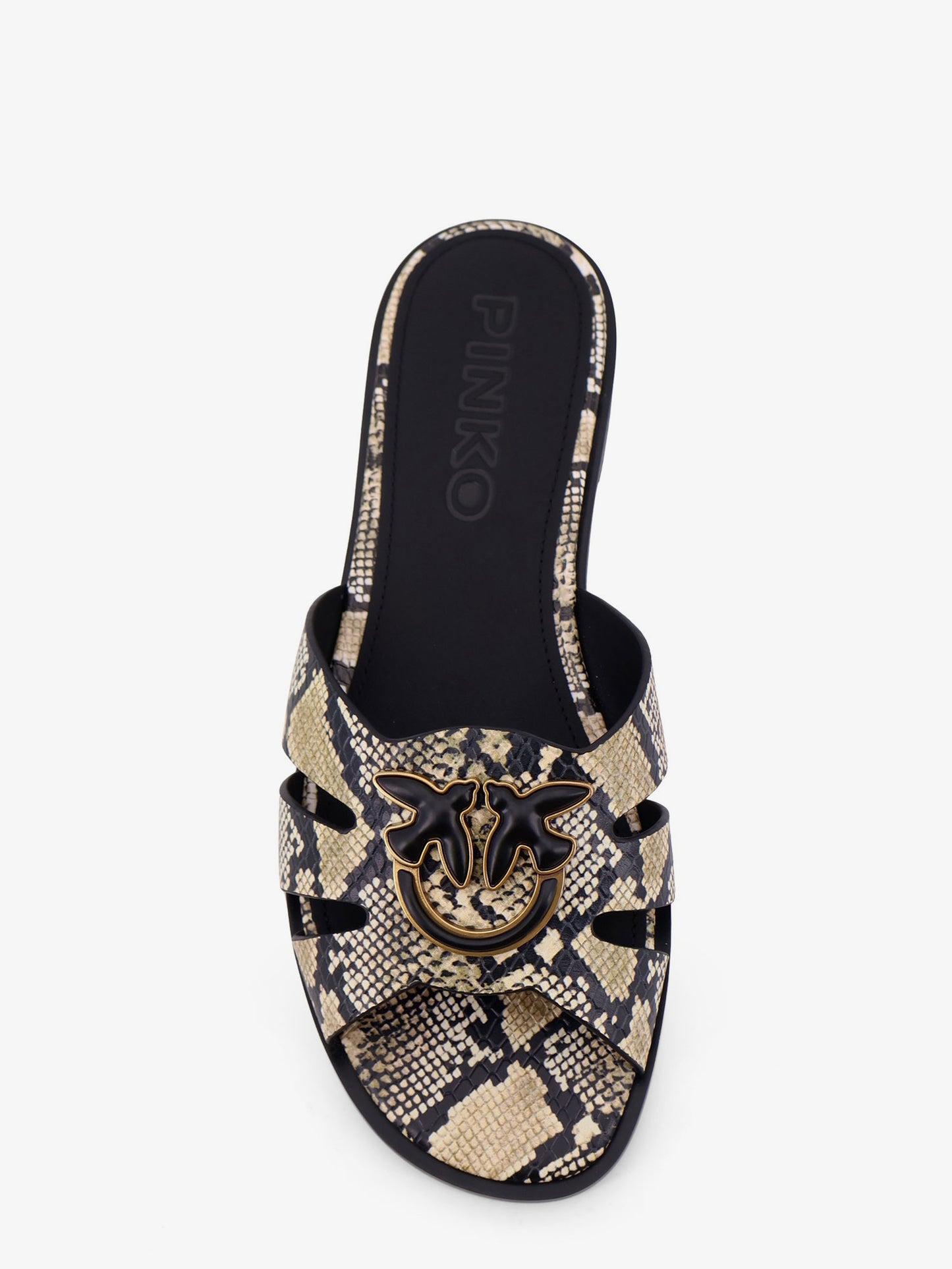 Milly low leather sandals