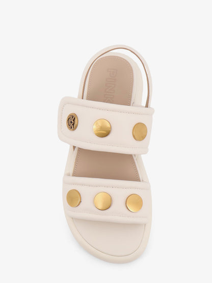 Fiona low leather sandals thumbnail